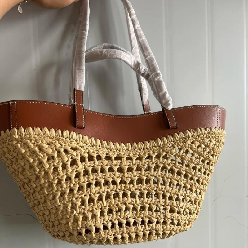 Women'S Raffia Bags - Merk Holle Geweven Strandtas Niche Mode