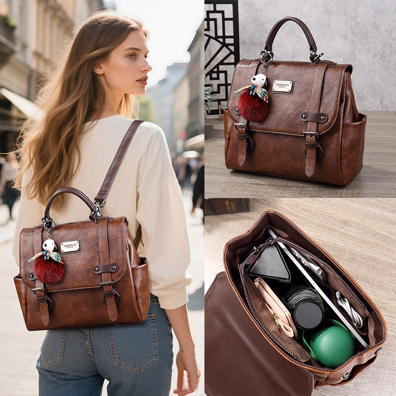 Women Bags 2026 Trends - 2026 Dames Rugzak met Grote Capaciteit,