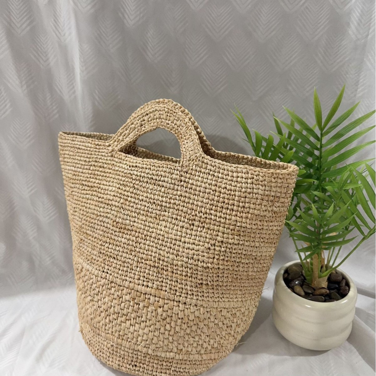 Women'S Raffia Bags - Boheemse Raffia Strooien Tas Handgemaakte Geweven