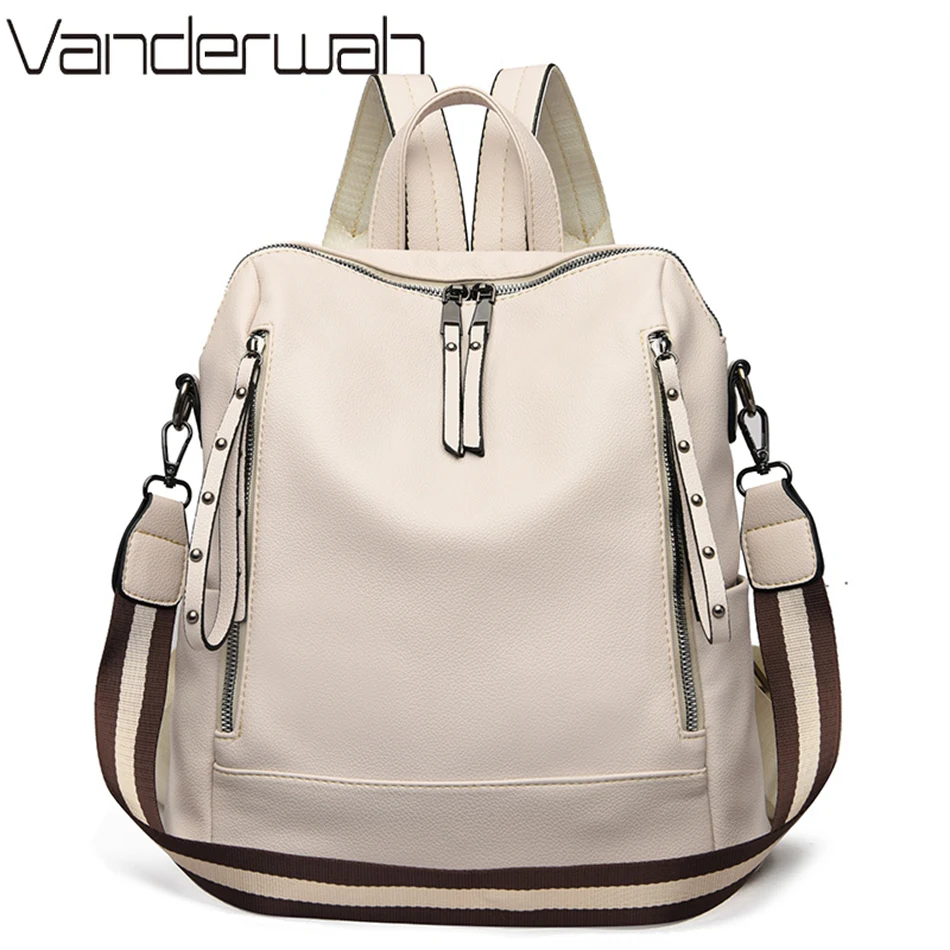 Women Bags Branded - Merk Luxe Rugzakken Zacht Leer Waterdichte