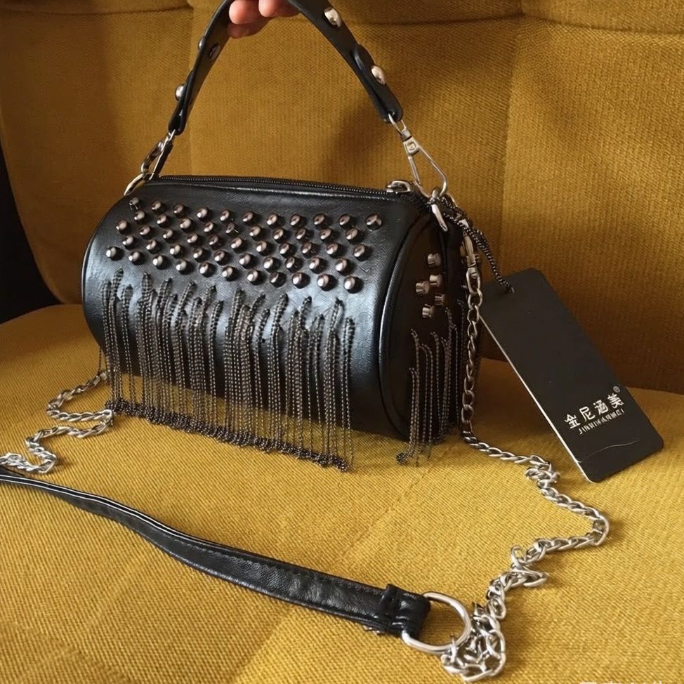Women Bags 2026 Trends - 2026 Mode Mini Kwastje Klinknagel Handtas