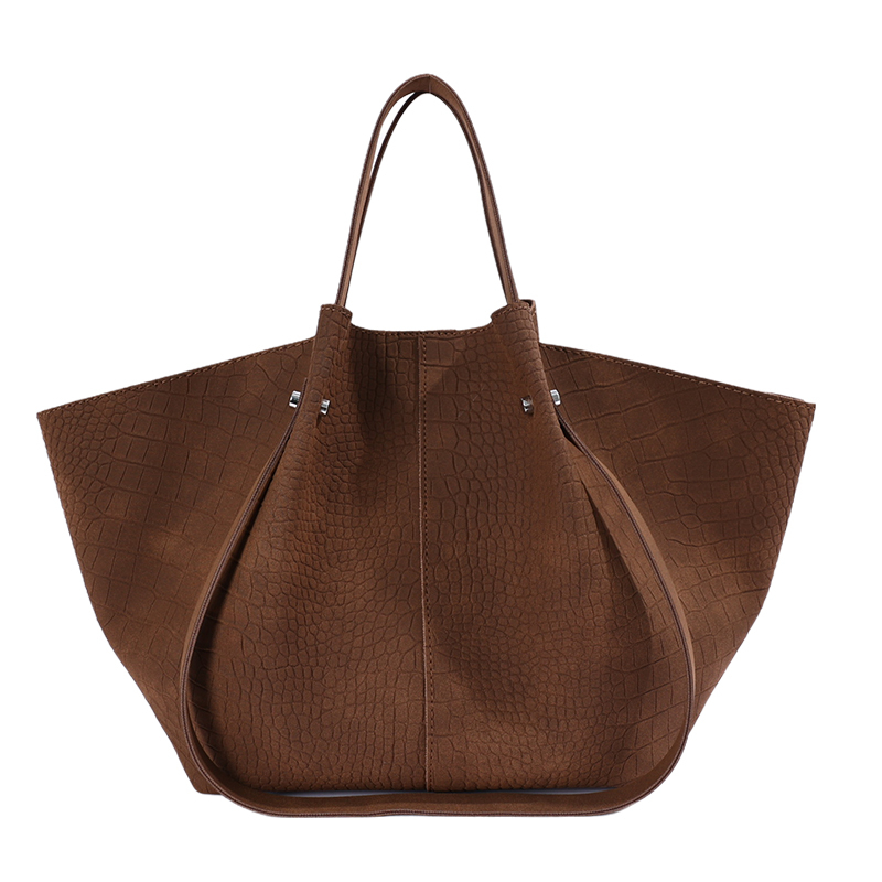 Women Bags On Sale - Luxe leren handtas met krokodillenprint voor