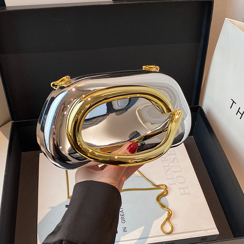 Gouden sluiting Box Clutch Bag - Women Bags 2026 Trends recensie en prijs