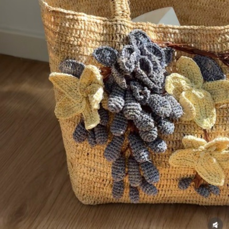 Nieuwe handgemaakte raffia 3D  - Women'S Raffia Bags recensie en prijs