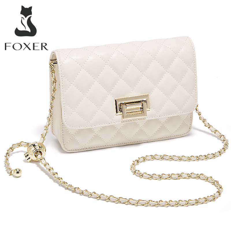 FOXER 2026 Dames Witte Gestikt - Women Bags 2026 Trends recensie en prijs
